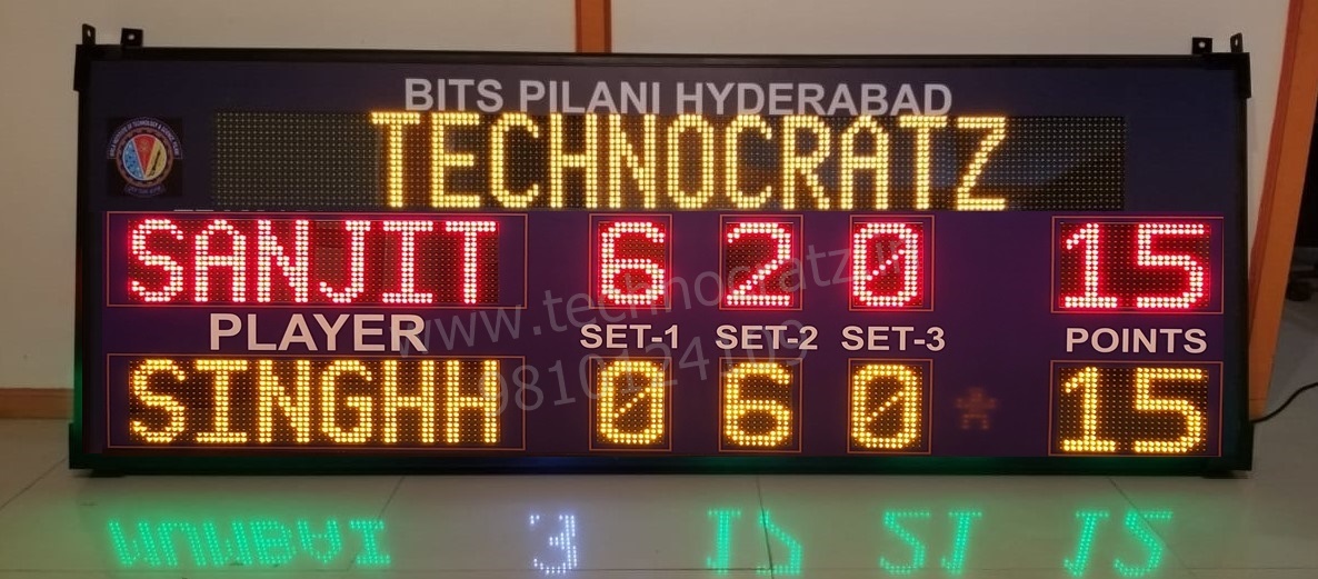 Tennis Scoreboard, Scoreboard, Led Tennis Scoreboard, Led Scoreboard, Led Boards, Led Tennis Scoreboard Manufacturer, Tennis Scoreboard Manufacturer